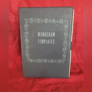 Vintage Sears Kenmore Monogram Templates